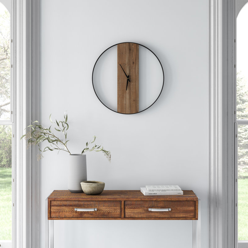 Oversized Vinci 24" Wall Clock & Reviews